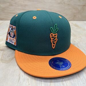 NEW 7 1/4 Arlington Heights Carrots Anwar x Ebbets Field Flannels Fitted Cap Hat